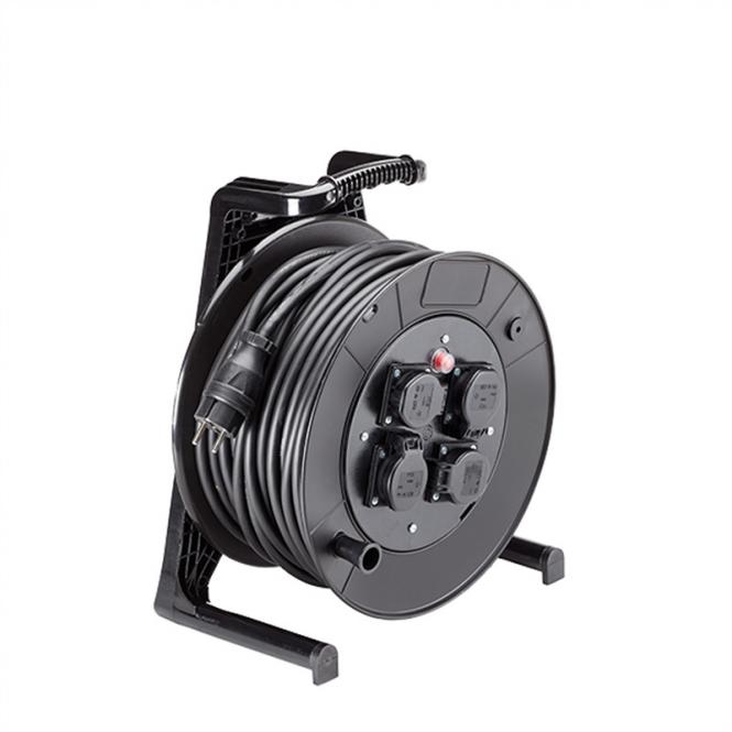 Kabeltrommel 4-f IP54, 40m, H07RN-F3 G1,5qmm 