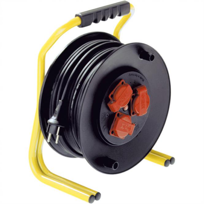 Kabeltrommel 3x CEE IP44 40m, H07RN-F3 G1,5qmm 