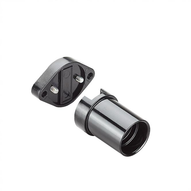 Illu-Fassung E14 Bef.sockel, Befestigung auf festem Untergrund 