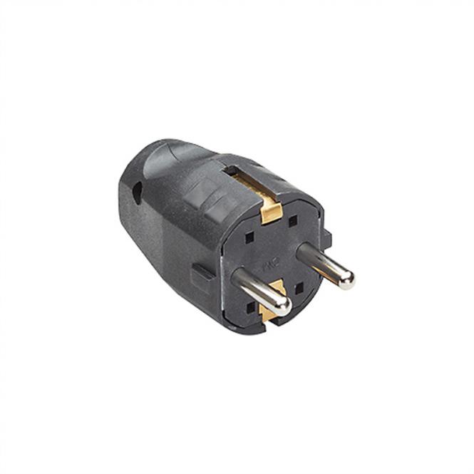 Montagestecker schwarz, für Zuleitung H03VV-F3G0,75-1,0-1,5mm 