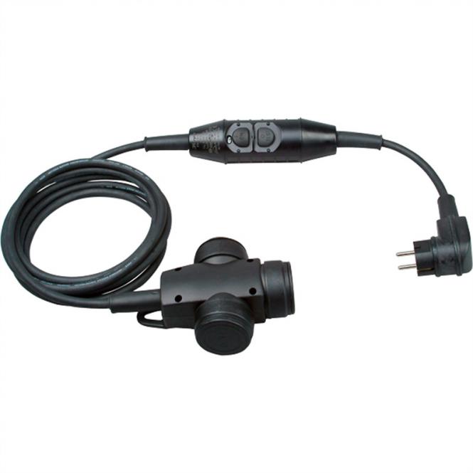 PRCD-S Lg: 3,15m 230V 16A 30mA, Schutzkontaktverlängerung H07RN-F 3G1,5 
