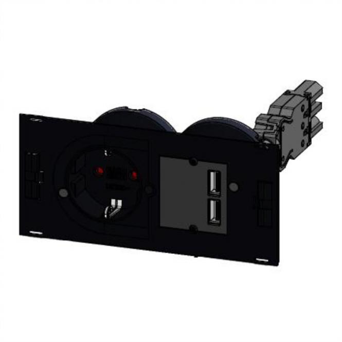 DUE Set 1xDUE CEE7/7+USB 