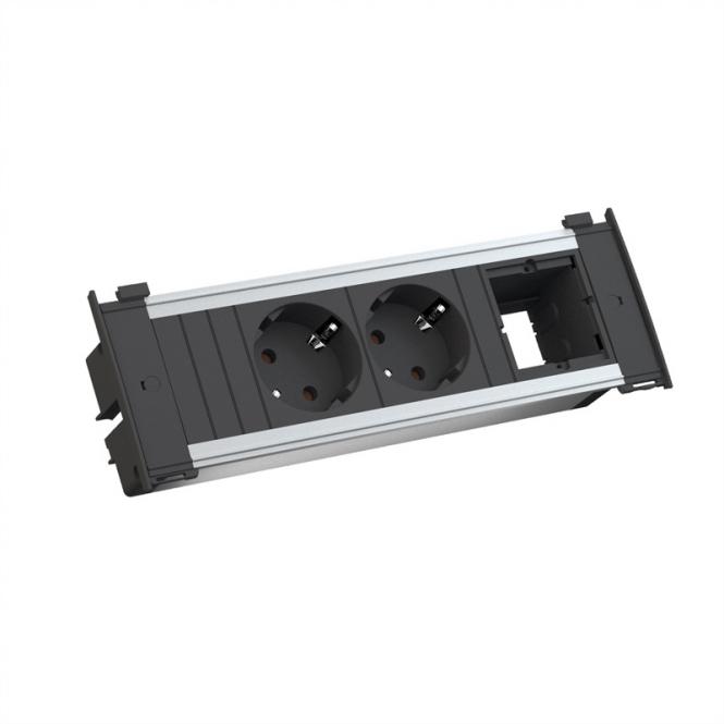 KAPSA Small 2x Schutzkontakt 1x ABD, GST18-Stecker 