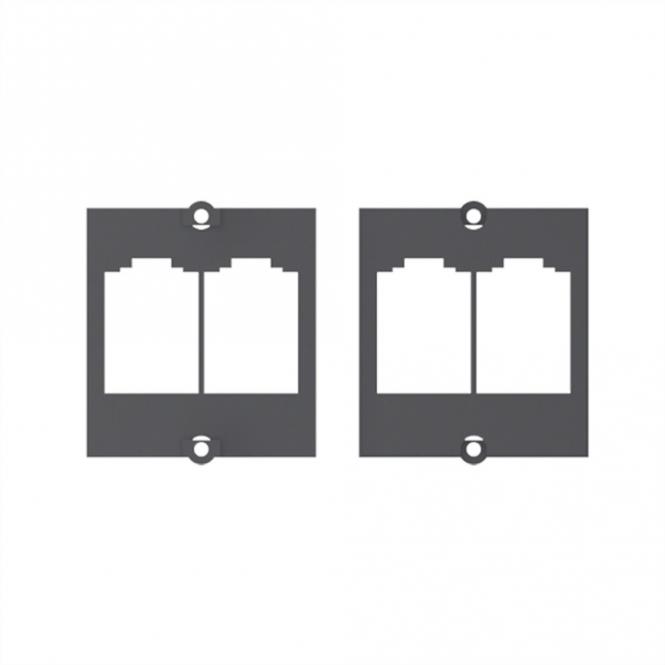 Rahmen 2xE-DAT Modul CAT6 