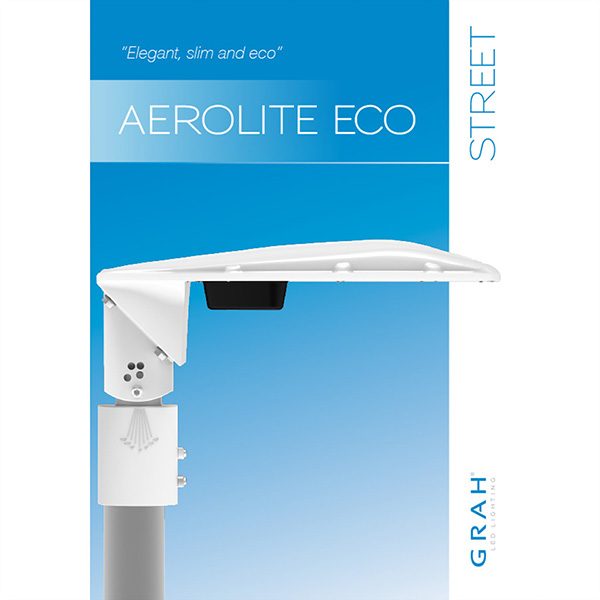 Aerolite ECO S Straßenleuchte, 2.900lm, 29W 