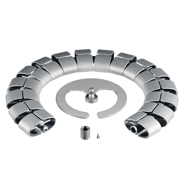 Kabelschlange, Premium Set, silber, 75cm 