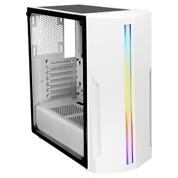 Xilence Xilent Blade X512.W.RGB Gaming PC Gehäuse, RGB ATX Midi Tower 