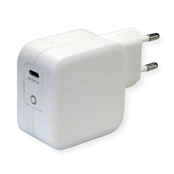 USB Charger mit Euro-Stecker, 1x USB Typ C, PD, 61W 
