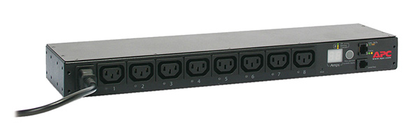PowerSwitch over IP, 19-Zoll, 1HE, 3.600W, 8 Ausgänge 