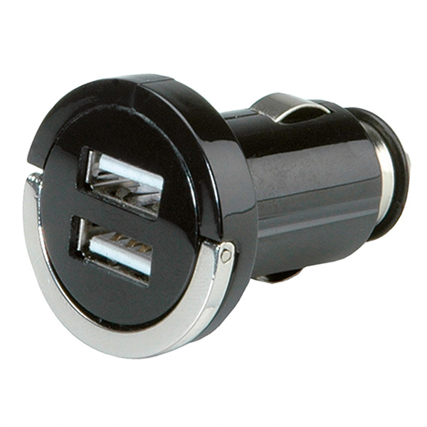 USB Charger, mit KFZ-Stecker, 2 Port, 10W 