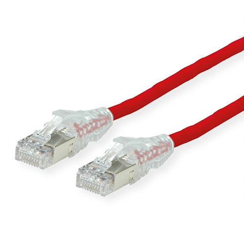 Patchkabel Kat. 6A (Class EA) S/FTP, CU 7702 flex LSOH, AMP v2, rot 