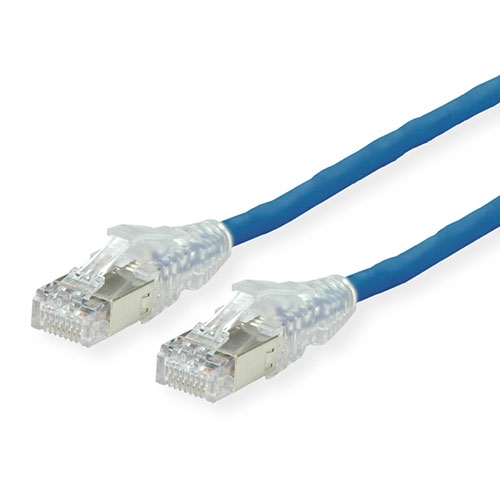 Patchkabel Kat. 6A (Class EA) S/FTP, CU 7702 flex LSOH, AMP v2, blau 