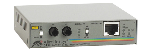 Ethernet-Konverter, RJ-45 auf 100Base-FX/ST 