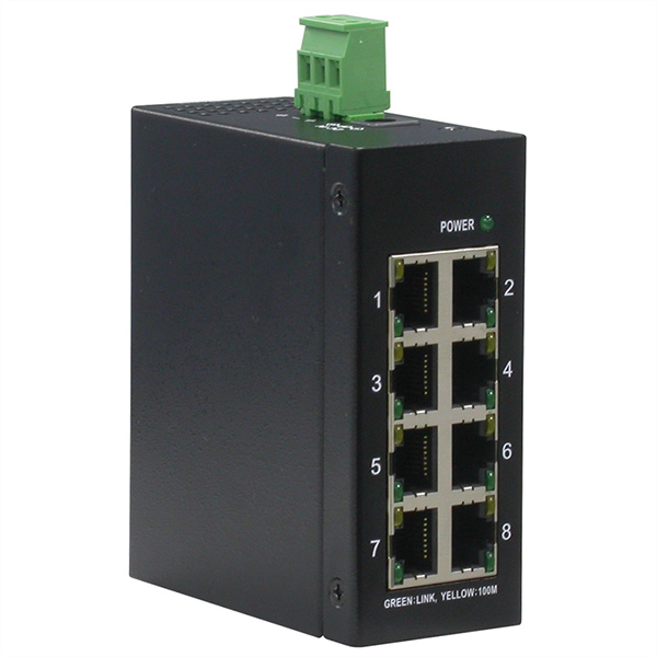 Switch, 8 Ports, unmanaged, Industrie 