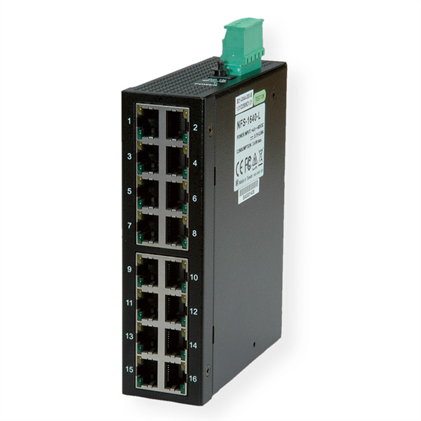 Industrie Switch 16 x RJ-45, unmanaged 