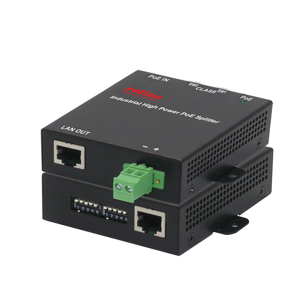 High Power PoE+ Splitter, 128W 