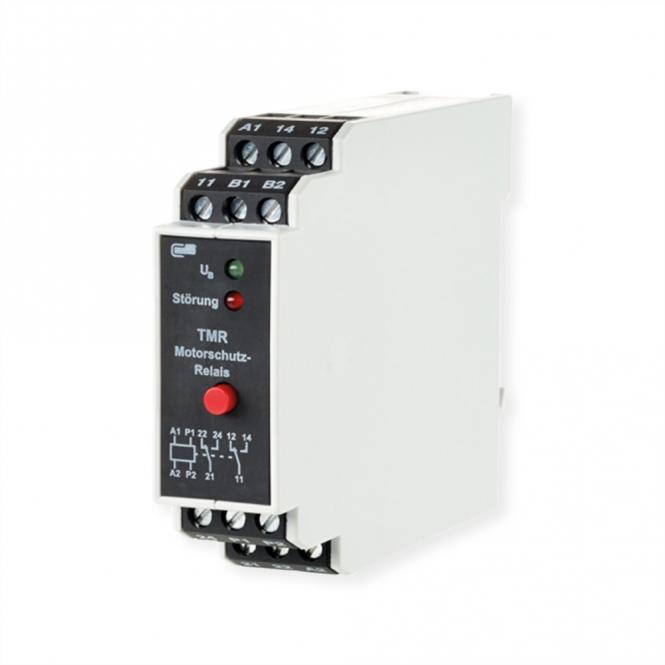 Motorschutzrelais TMR-E12 mit Fehlerspeicher, 230V AC, 2 Wechsler 
