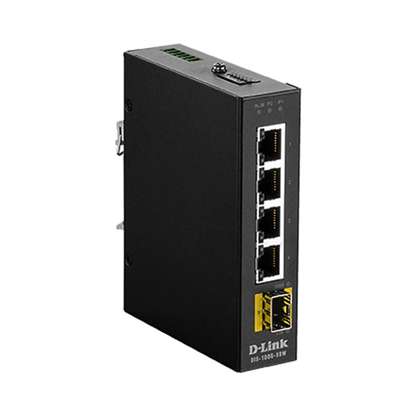 DIS-100G-5SW 5-Port SwitchLayer2 Gigabit Industrial 