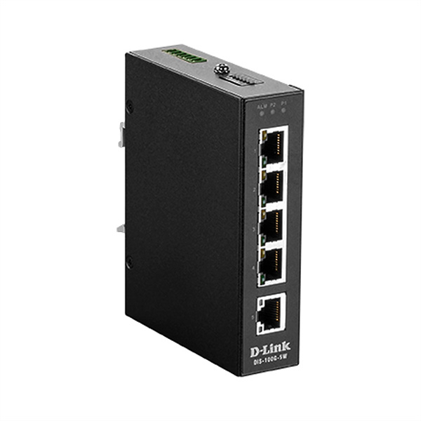 DIS-100G-5W 5-Port SwitchLayer2 Gigabit Industrial 