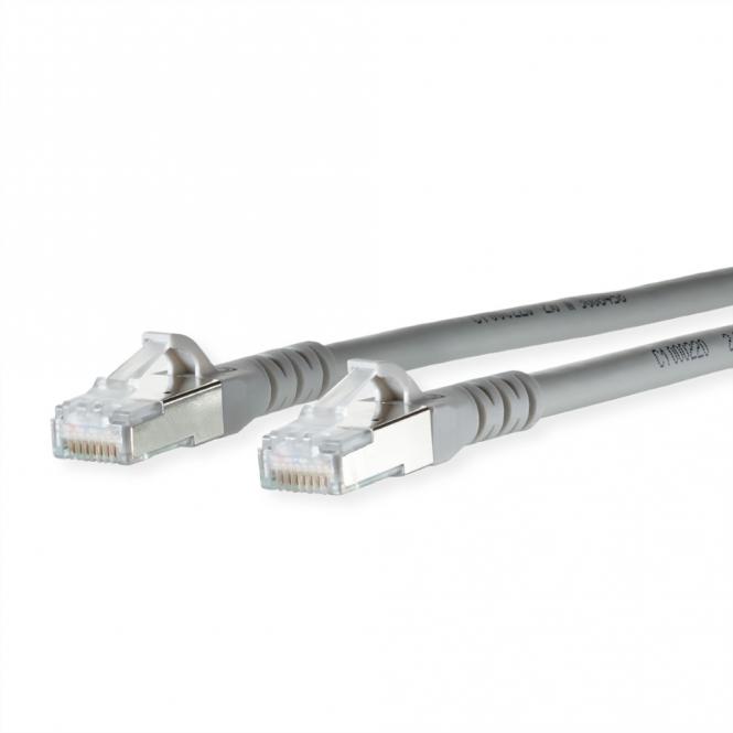 Patchkabel Cat.6A AWG 26, LSOH, grau, 7m 