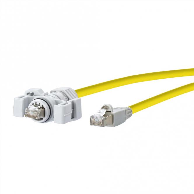 E-DAT Industry Patchkabel V6, IP67 - RJ45, 20m 
