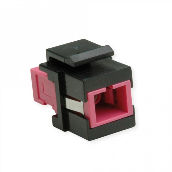 Raccord optique SC/SC simplex mutlimode, Keystone, OM4 