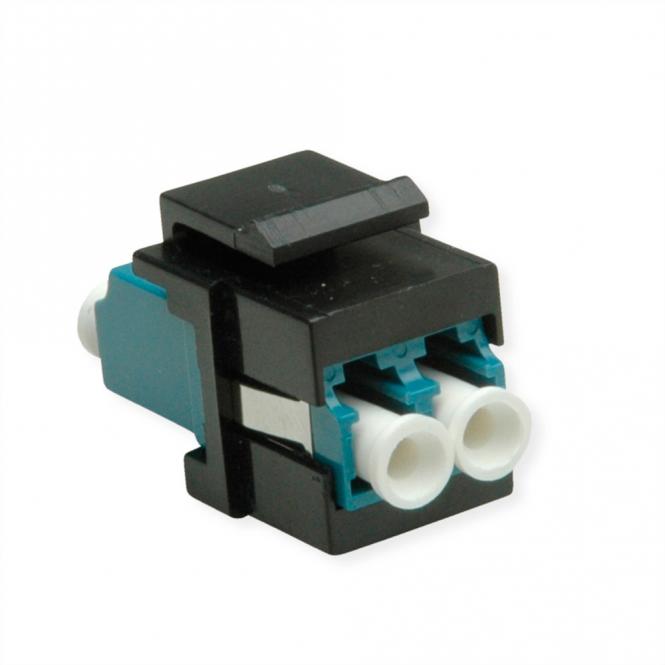 Raccord optique LC/LC duplex monomode, Keystone, OS2 