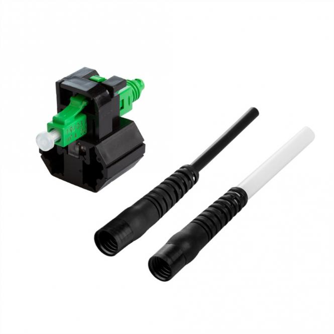 OpDAT FASTHybrid Kit de connecteur LC APC OS2, 10 pièces 