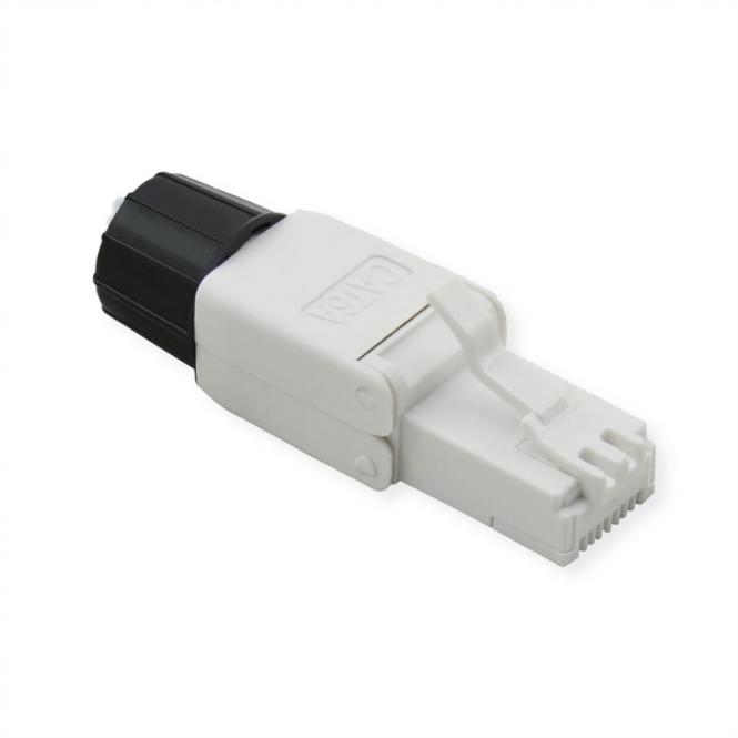 feldkonfektionierbarer RJ-45 Stecker Kat.6A (Class EA), UTP, weiß 