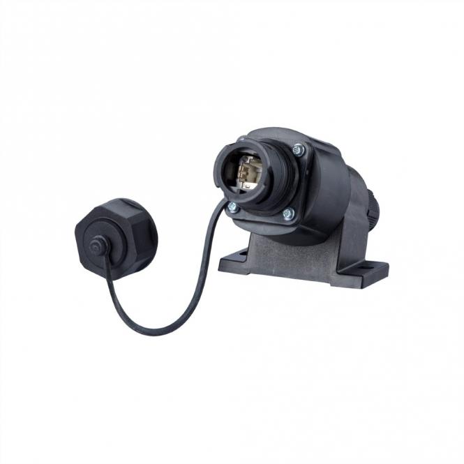 E-DAT Industry IP67 V1 AP + RJ45 field jack insert Cat.6 Class EA, T568B 