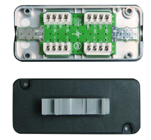 Verbindungsmodul Kat.7A für Tragschienen 