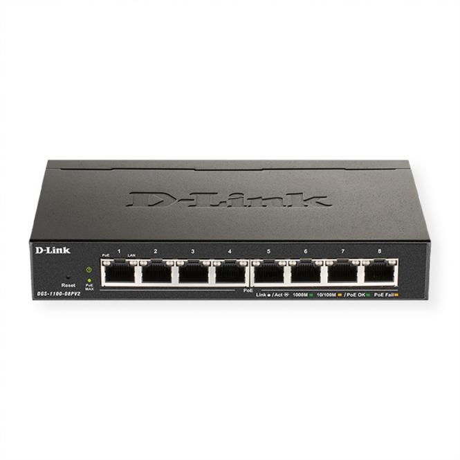 DGS-1100-08PV2 Gigabit Smart Managed Switch 