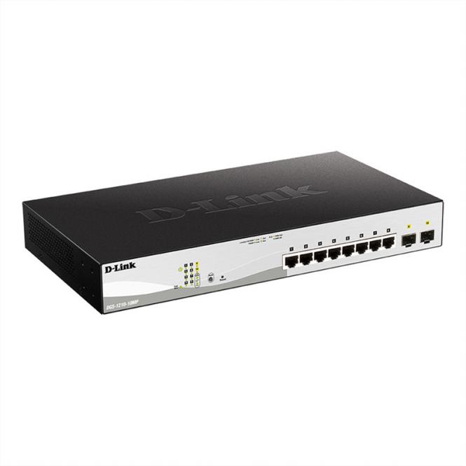DGS-1210-10MP 10-Port PoE+ Layer2 Smart Managed Gigabit Switch 