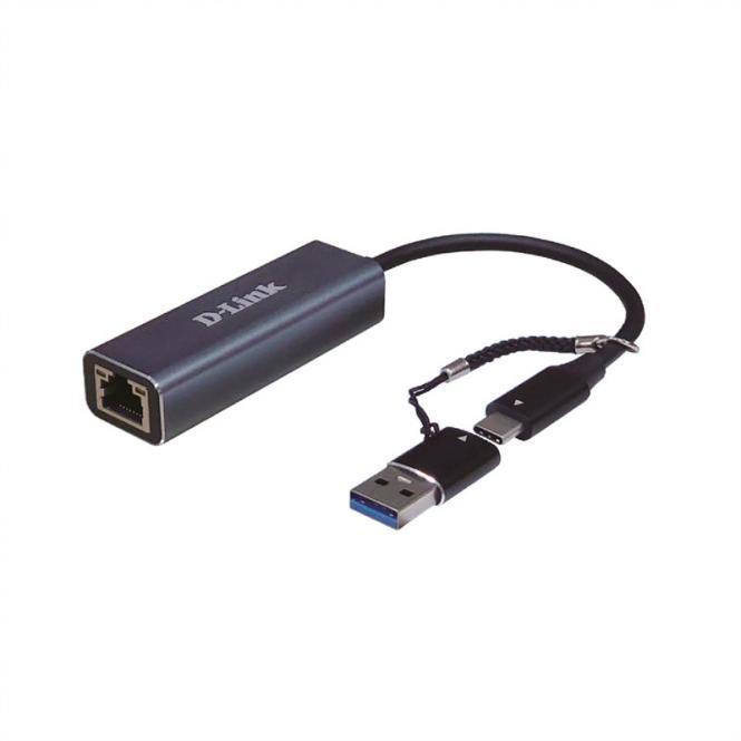 DUB-2315 USB auf 2.5G Adapter, USB-C/USB, Wake-On-LAN 