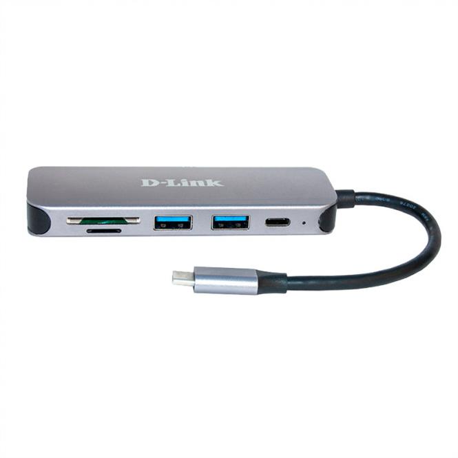DUB-2325 5-in-1 USB-C Hub mit Card Reader 