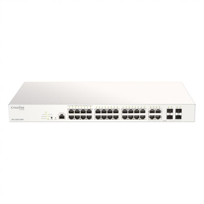 DBS-2000-28MP PoE+ Gigabit Switch 28-Port Nuclias Cloud Managed Layer2 