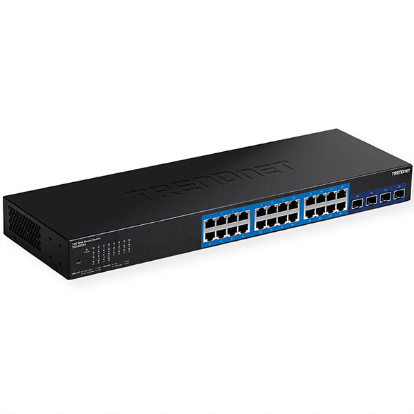 TEG-30284, 28-Port Gigabit Switch, 4x 10G, SFP+ 