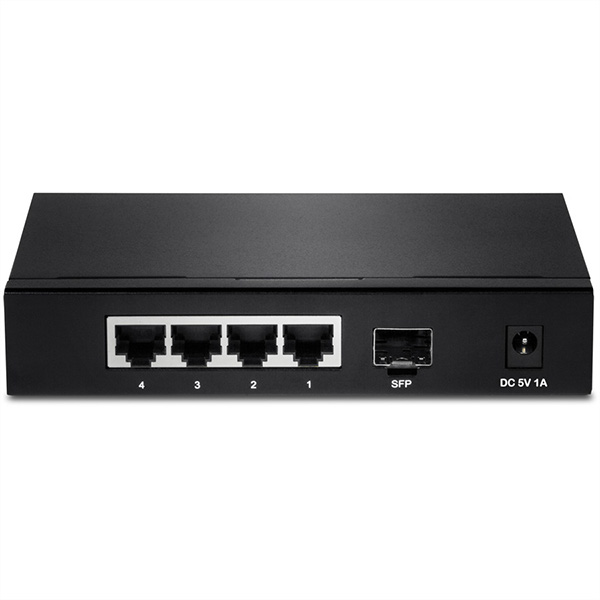 TEG-S51SFP, 4-Port Gigabit Switch, SFP-Slot 
