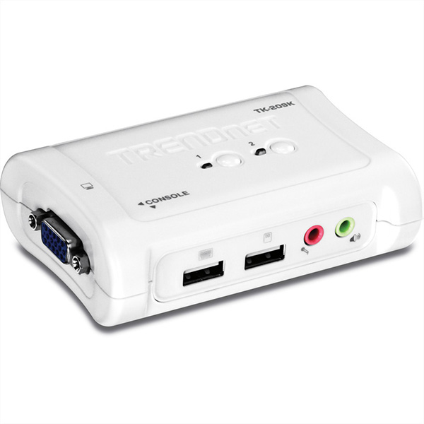 TK-209K, 2-Port KVM Switch, VBA, USB, Audio 