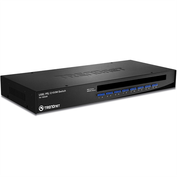 TK-1603R, 16-Port KVM Switch, Rackmount, VGA, USB, PS/2 