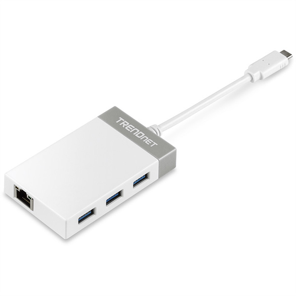 TUC-ETGH3 USB-C to Gigabit Ethernet Adapter + USB Hub 