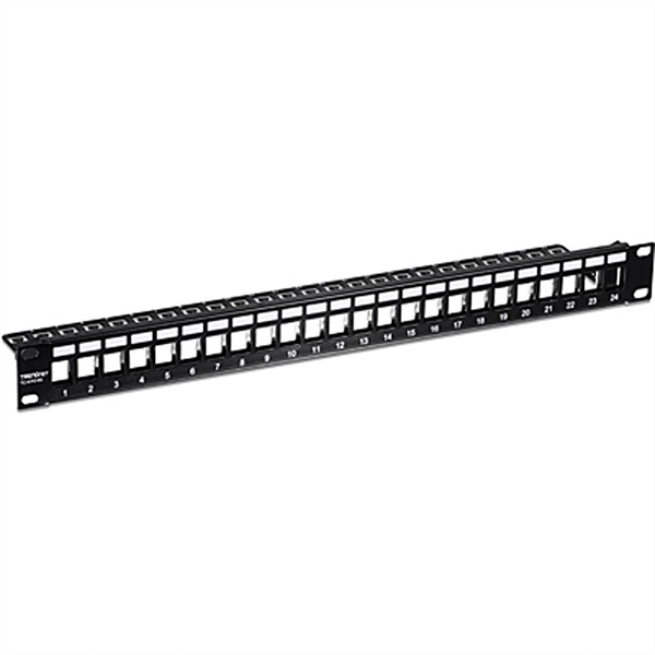 TC-KP24S Patch Panel 24-Port Blank Keystone 1U 