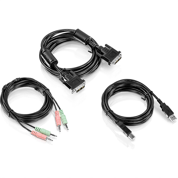 TK-CD10 KVM Kabel Kit 3m DVI-I USB Audio 