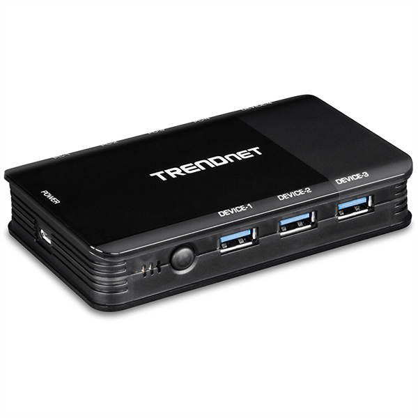 TK-U404 4-Port Sharing Switch, 4 PC/1 User, USB 3.1 