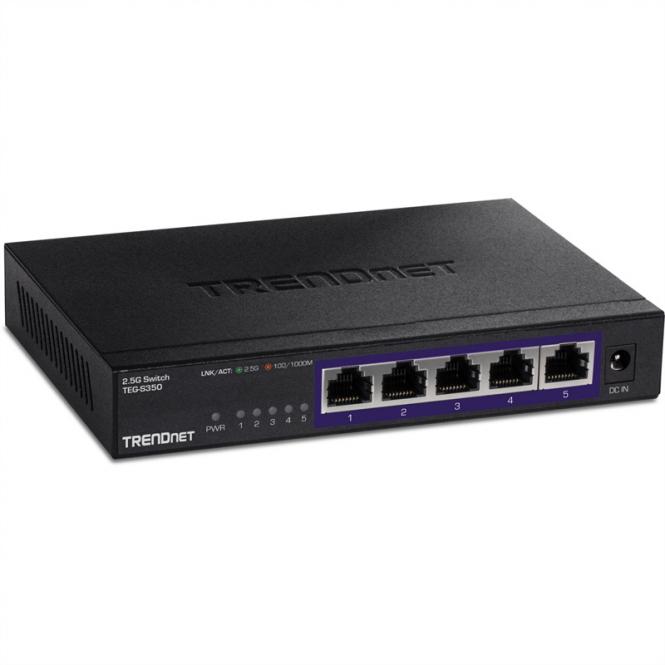 TEG-S350 5-Port 2.5G Switch, Unmanaged, schwarz 