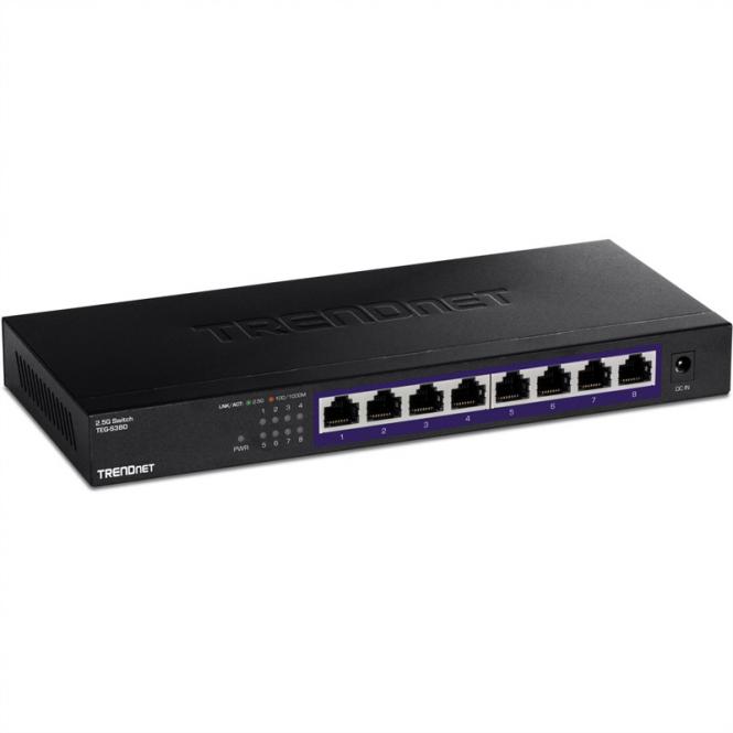 TEG-S380 8-Port 2.5G Switch, Unmanaged, schwarz 