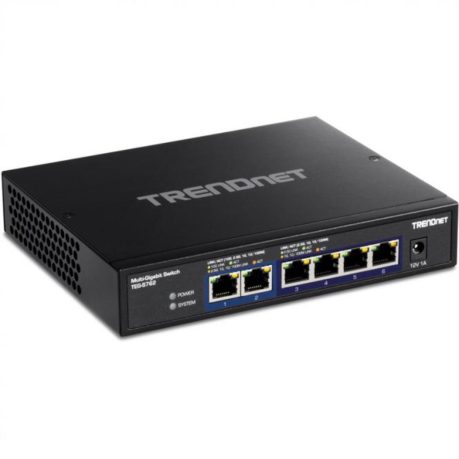TEG-S762 6-Port 10G Switch, schwarz 