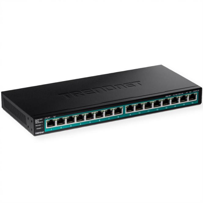 TPE-TG161H 16 Port PoE Switch Gigabit PoE+ Switch 120W 