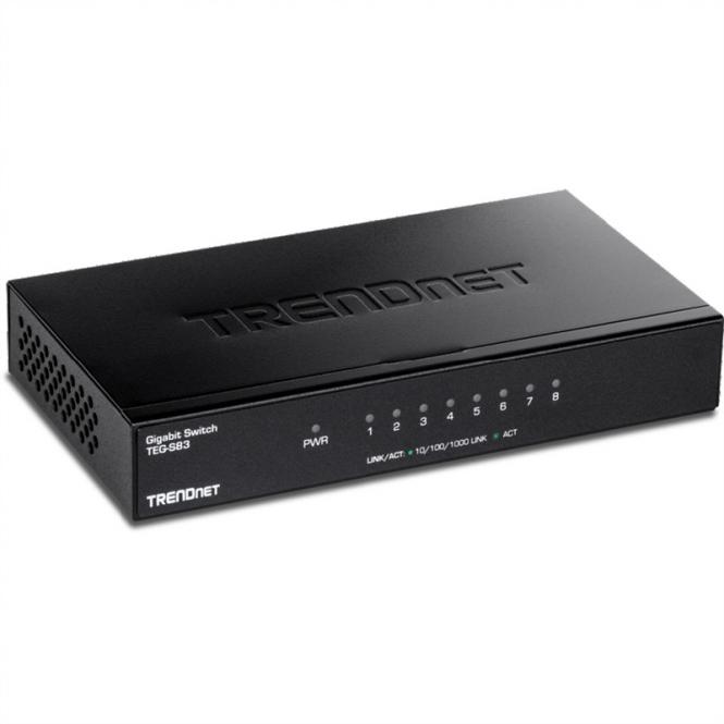 TEG-S83, 8-Port Gigabit-Desktop-Switch 