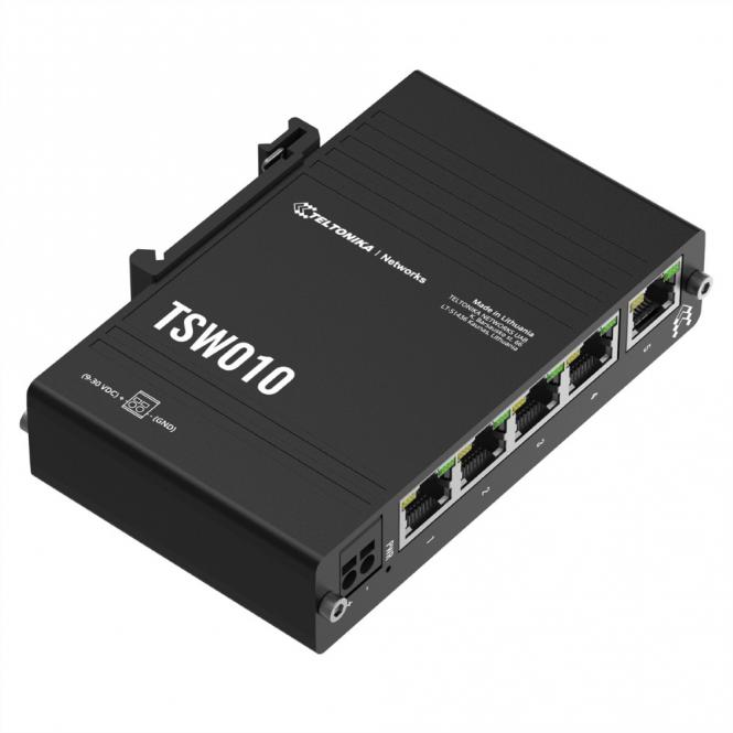 TSW010 Gigabit Switch DIN Rail 